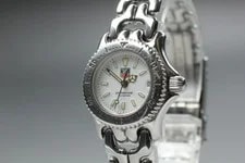TAG Heuer S/el SEL S90.808 Date White Qz From Japan 2