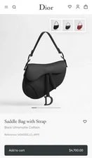 Dior Saddle Ultra Matte Saddle Broken Strap 3
