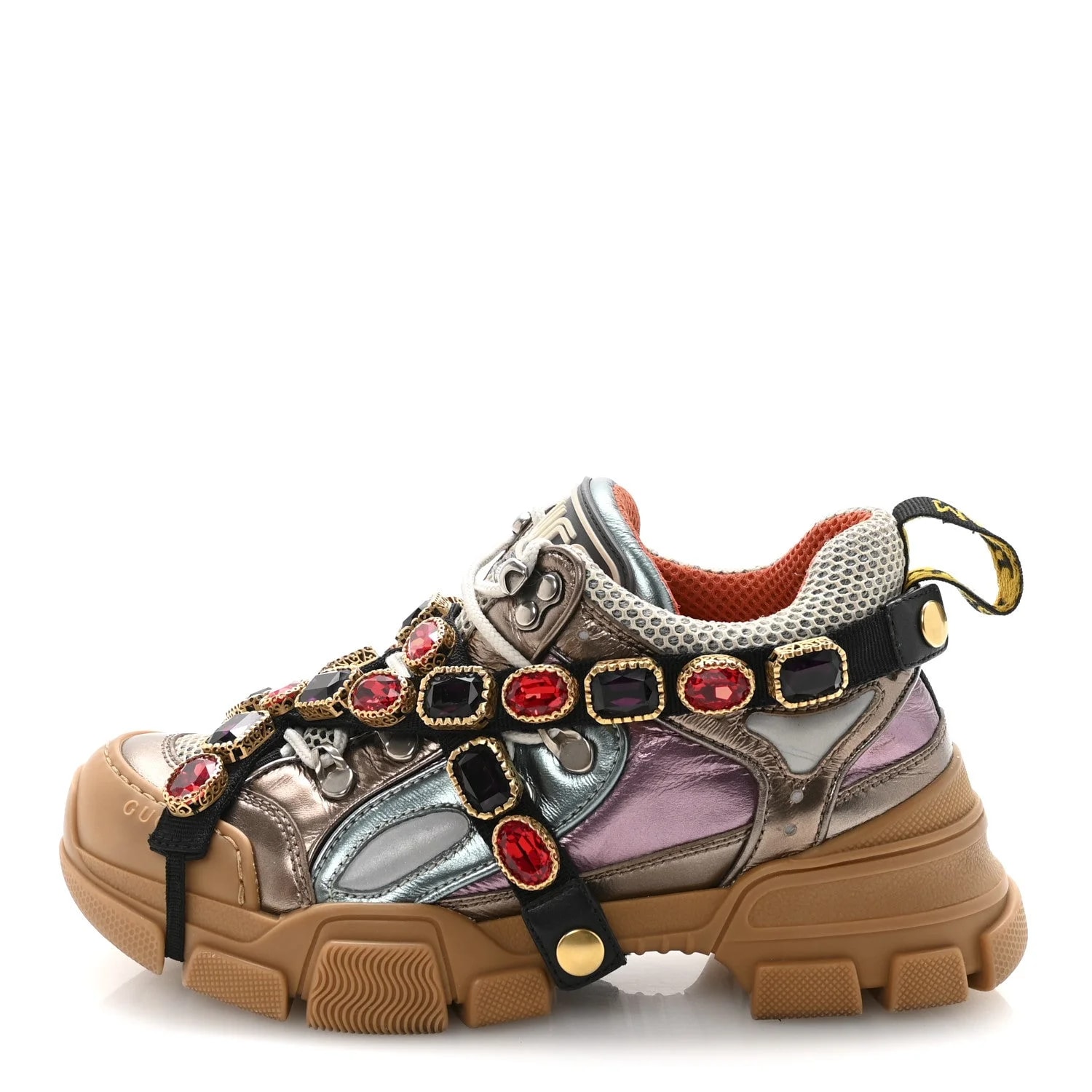 Gucci — X Sega Metallic Removable Crystals Flashtrek 36 Rame Mystic Lago — Sneaker — resale
