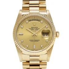 Rolex — Rolex Day-Date 18238A 36mm Yellow Gold Champagne #WW405 — Watch — resale
