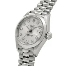 Rolex Datejust 79166G 26mm Platinum Silver #WW6205 2