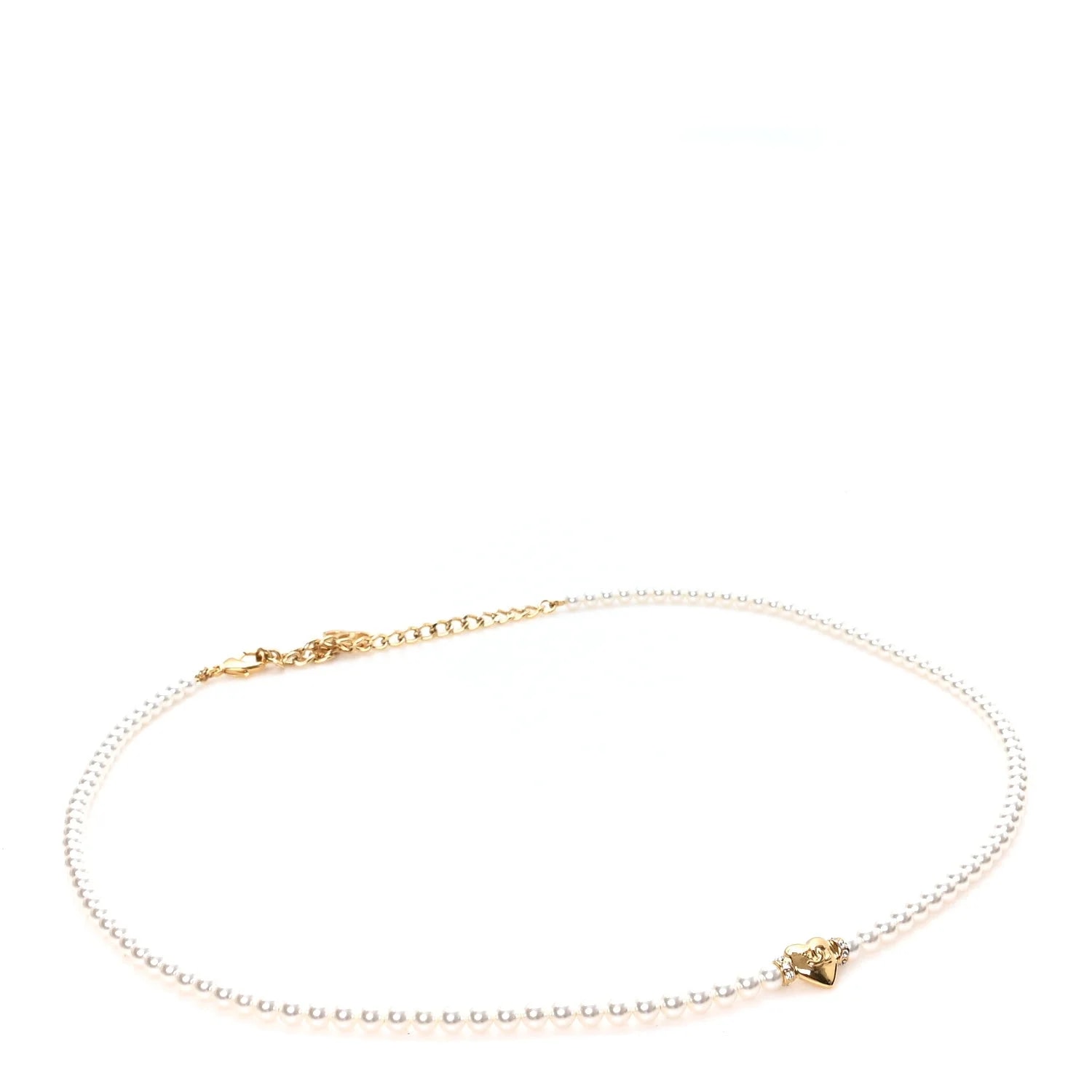 Chanel — CC Heart Belt 80 32 Belt Pearly — Accessory — resale