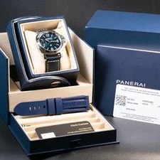 Panerai Luminor Blu Mare PAM01085 — Blue Sunburst Dial — 2024 — Complete Set 3