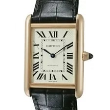 Cartier — Cartier Tank WGTA0346 38mm 18K Pink Gold Silver #SU1157 — Watch — resale