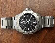 TAG Heuer Aquaracer Solargraph WBP1180 Titanium 40mm Black Dial 2