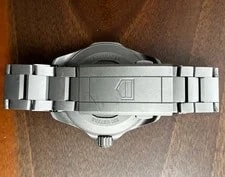 TAG Heuer Aquaracer Solargraph WBP1180 Titanium 40mm Black Dial 4