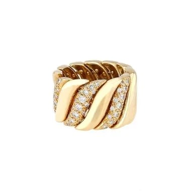 Vntbrd — Flexible in Yellow Gold and Diamonds — Jewelry — resale