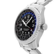 Breitling Aviator 8 B35 Unitime 43mm Steel Auto Bracelet AB3521U41B1A1 2