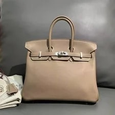 Hermès — Auth Hermes Birkin 25 PHW France — Handbag — resale