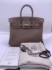Auth Hermes Birkin 25 PHW France 2
