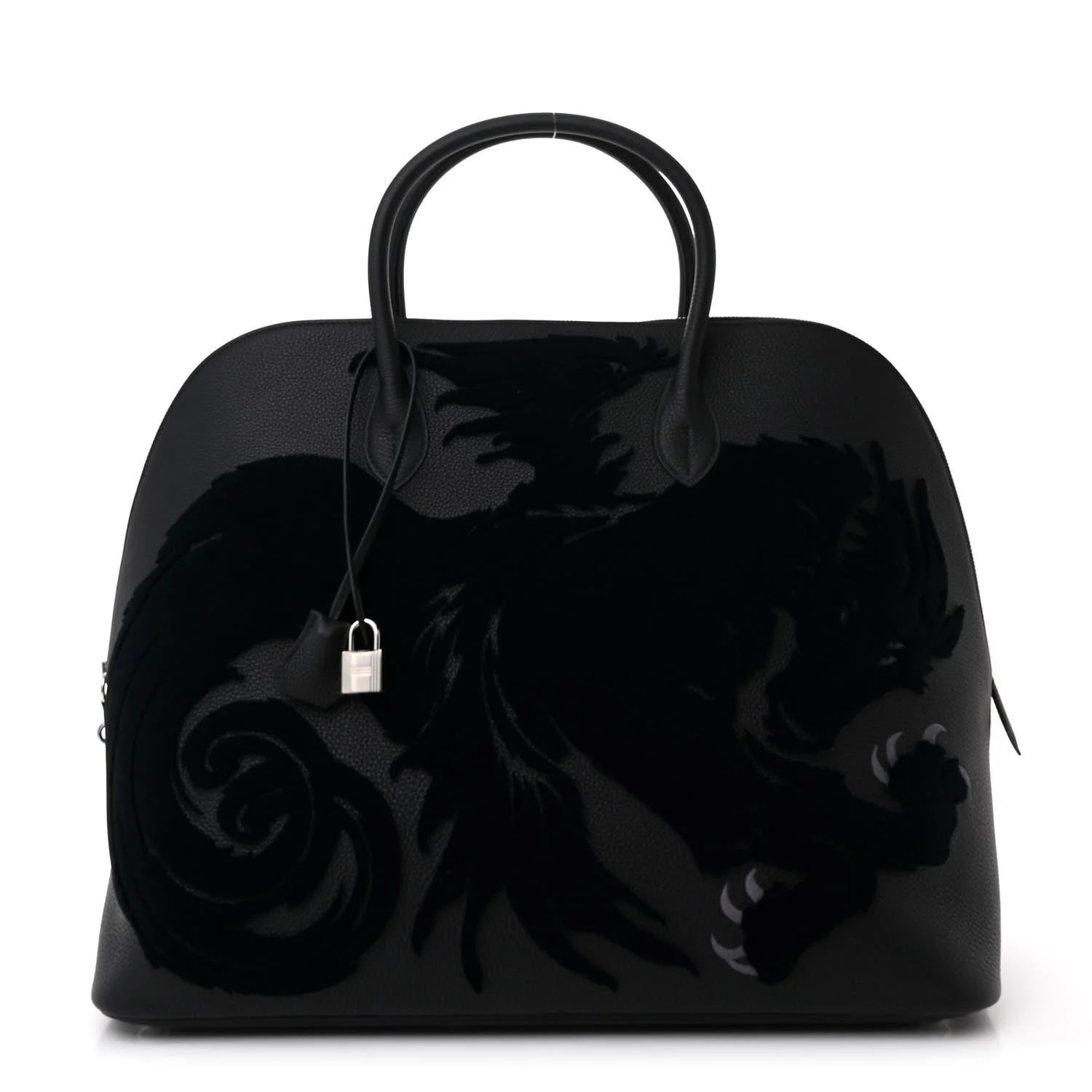 Hermès — Tufting Chimeres Dragon 1923 Bolide 45 Lin — Handbag — resale