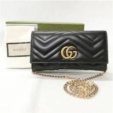 Gucci — Gucci GG Marmont Bifold Long Wallet — Handbag — resale