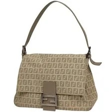 Fendi — Fendi Zuccino Mamma Baguette 8BR001 #BS1149 — Handbag — resale