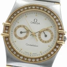 Omega — Omega Constellation Day-Date Diamond Bezel Quartz — Watch — resale