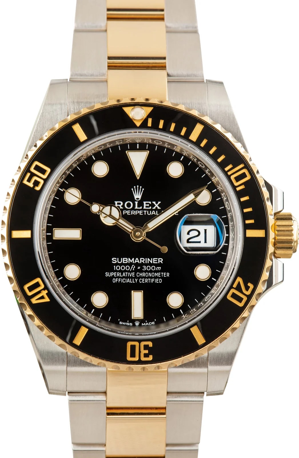 Rolex — Rolex Submariner Two Tone Ref 126613LN Black Dial — Watch — resale