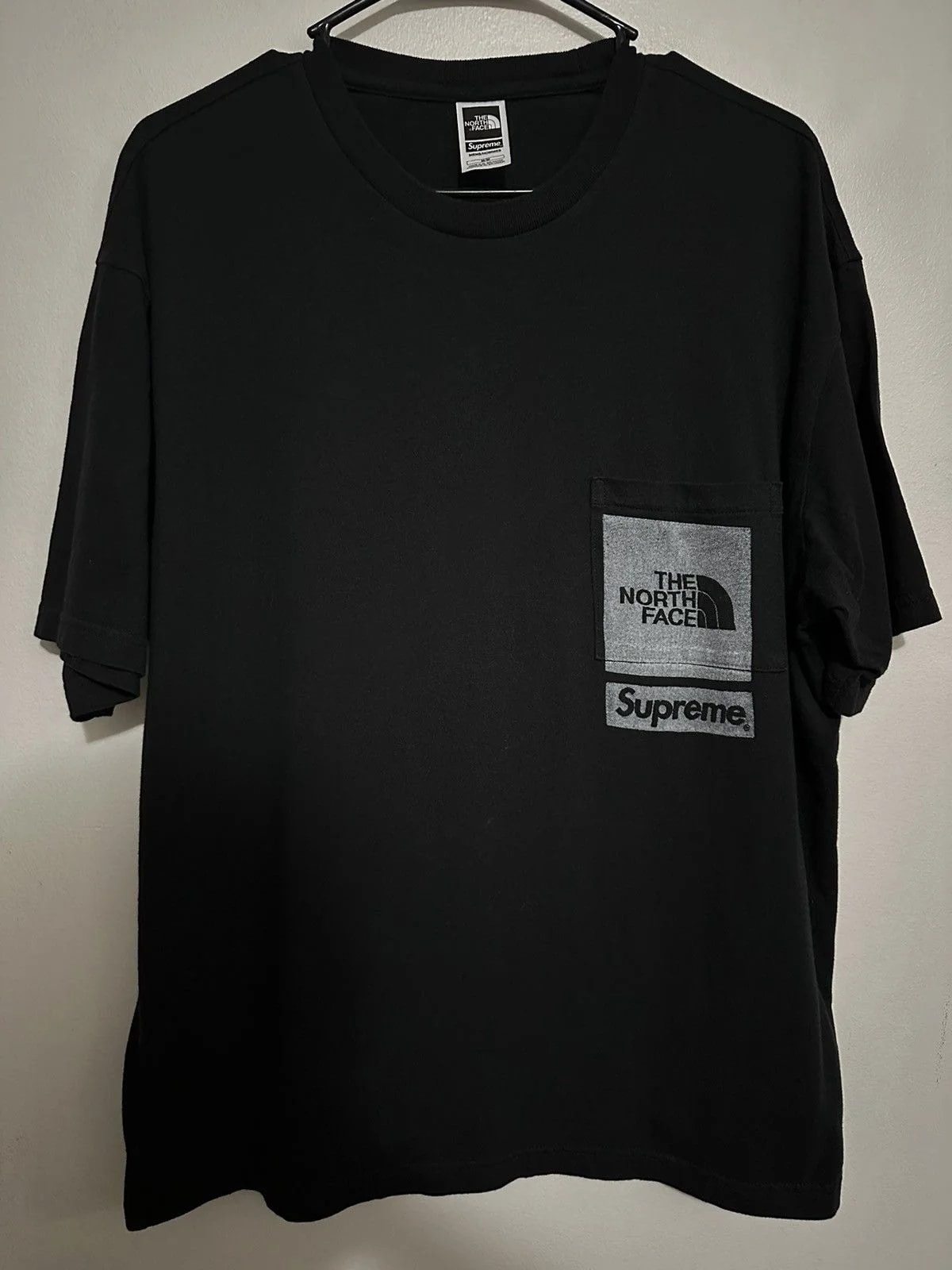 Supreme — Supreme the North Face Printed Pocket Tee — streetwear — resale