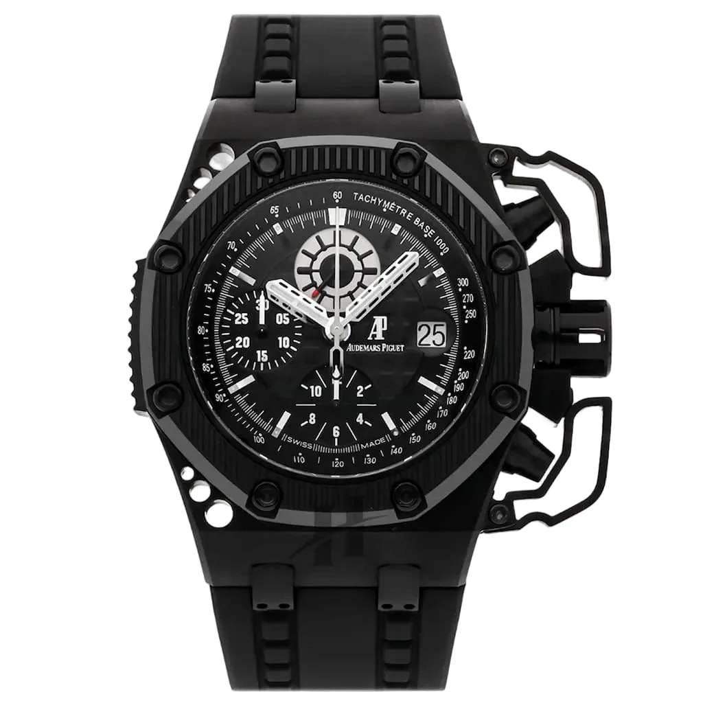 Worldofluxuryus — Audemars Piguet Royal Oak Offshore Survivor Blackened Titanium — Watch — resale