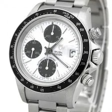 Tudor Oysterdate Chronotime Non-Tiger 79260 Automatic White Dial 4