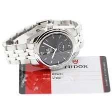 Tudor — Tudor Glamour 57100 42mm SS Black #C7288 — Watch — resale