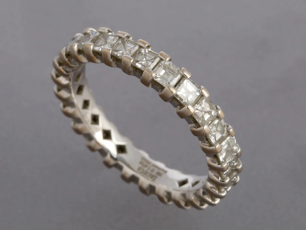 18K White Gold 1.47-Carat Eternity Band 2