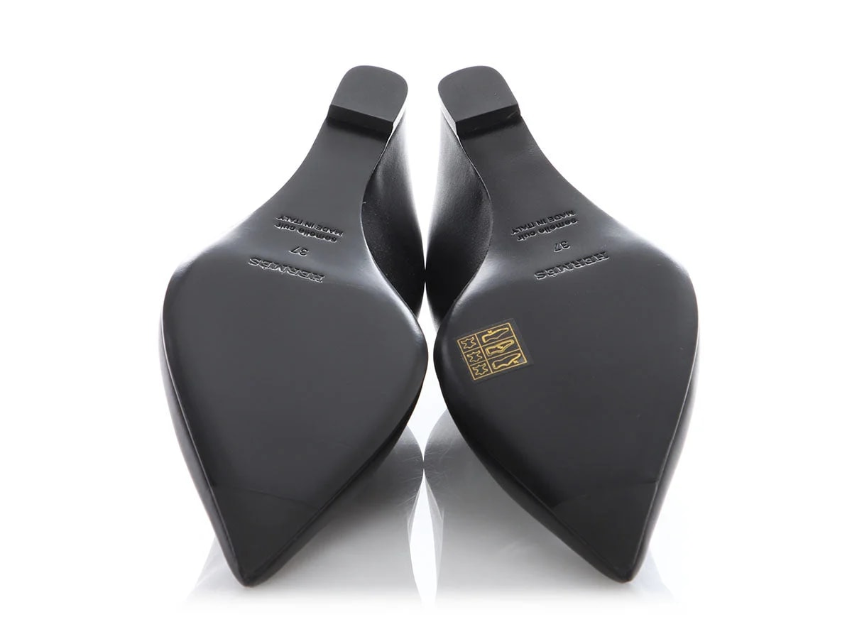 Hermès Pointed Toe Wedges 4