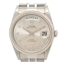 Tudor — Tudor 76214 Prince Date Day Automatic Stainless steelWhite Gold — Watch — resale