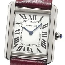 Cartier — Cartier Tank Solo SM WSTA0030 Silver Dial Quartz Watch_956822 — Watch — resale