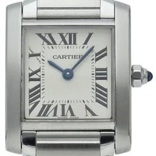 Cartier — Cartier Tank Française SM W51008Q3 Stainless Steel WomenWatch Silver — Watch — resale