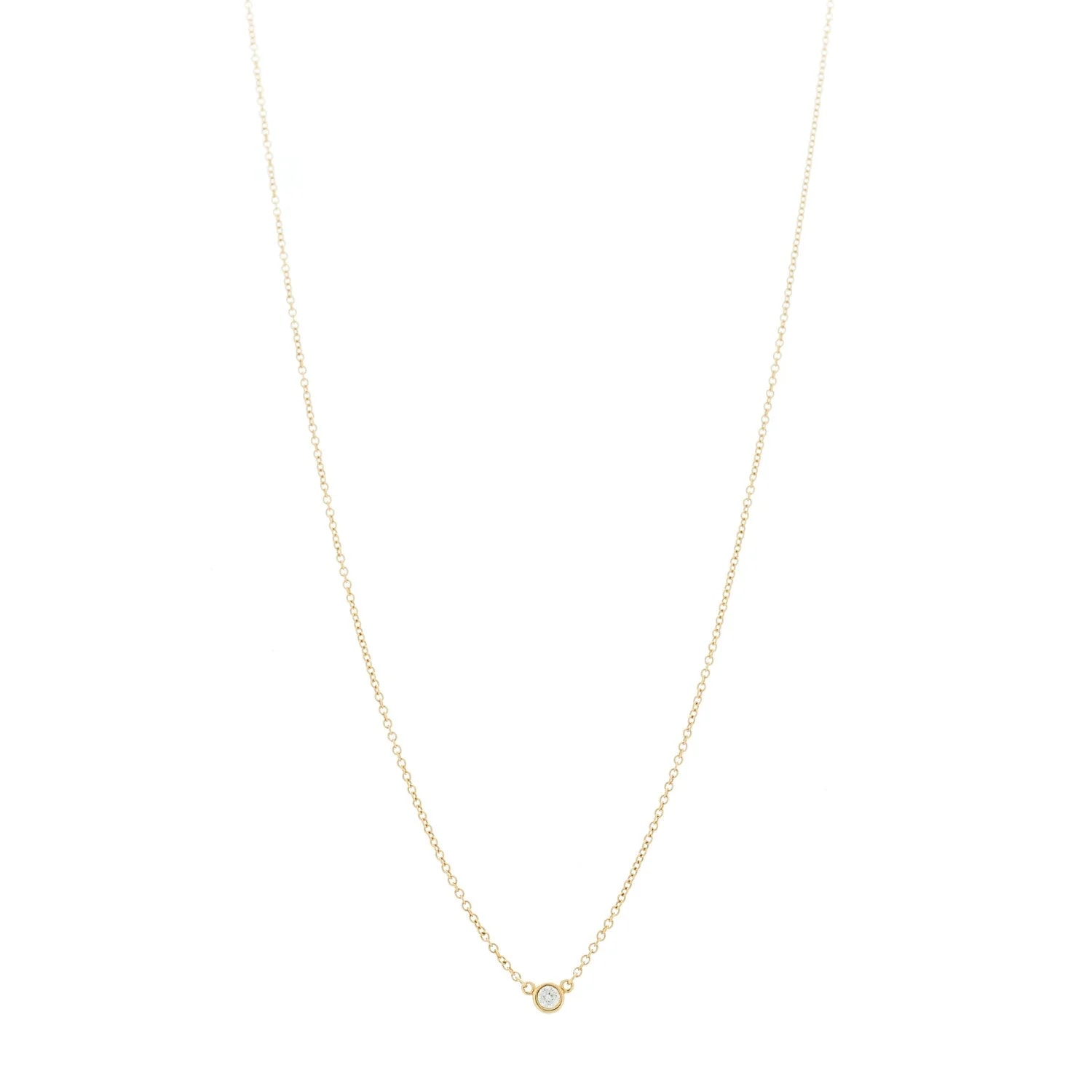 Tiffany & Co. — 18K Yellow Gold Elsa Peretti .05ct Diamonds By the Yard — Jewelry — resale