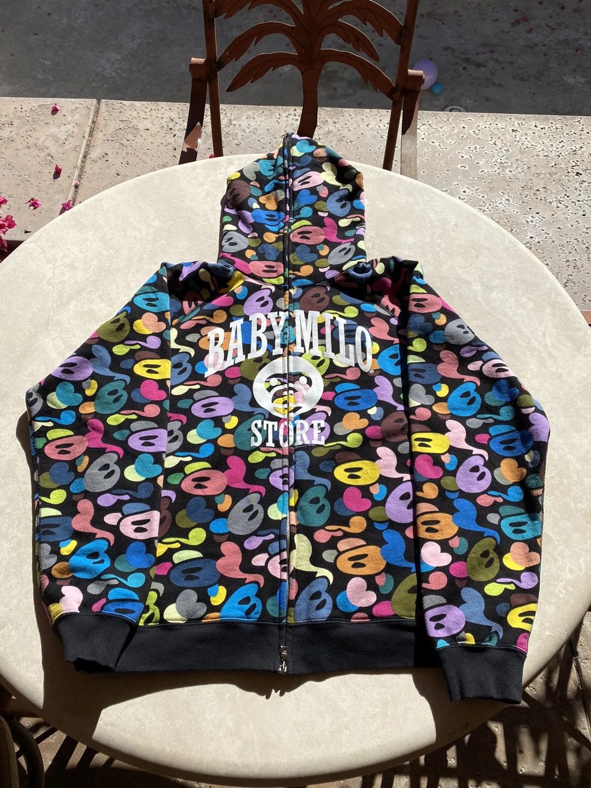 BAPE — Bape Baby Milo Color Full Zip Hoodie — streetwear — resale
