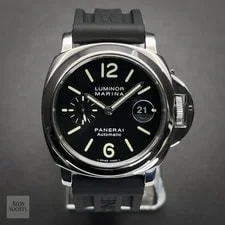 Panerai Luminor Marina Black - PAM00104 - Complete Set +2 Straps 2