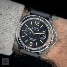 Panerai Luminor Marina Black - PAM00104 - Complete Set +2 Straps 4