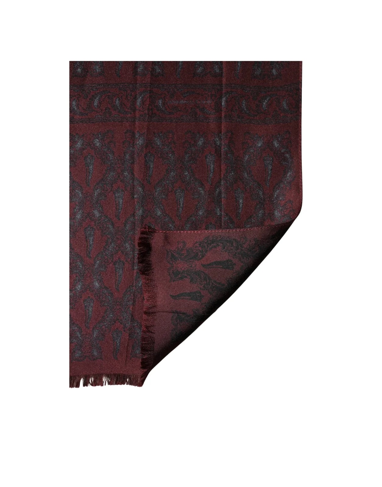 Dolce & Gabbana Geometric Fringed Foulard 140cm X 15cm Scarf 2