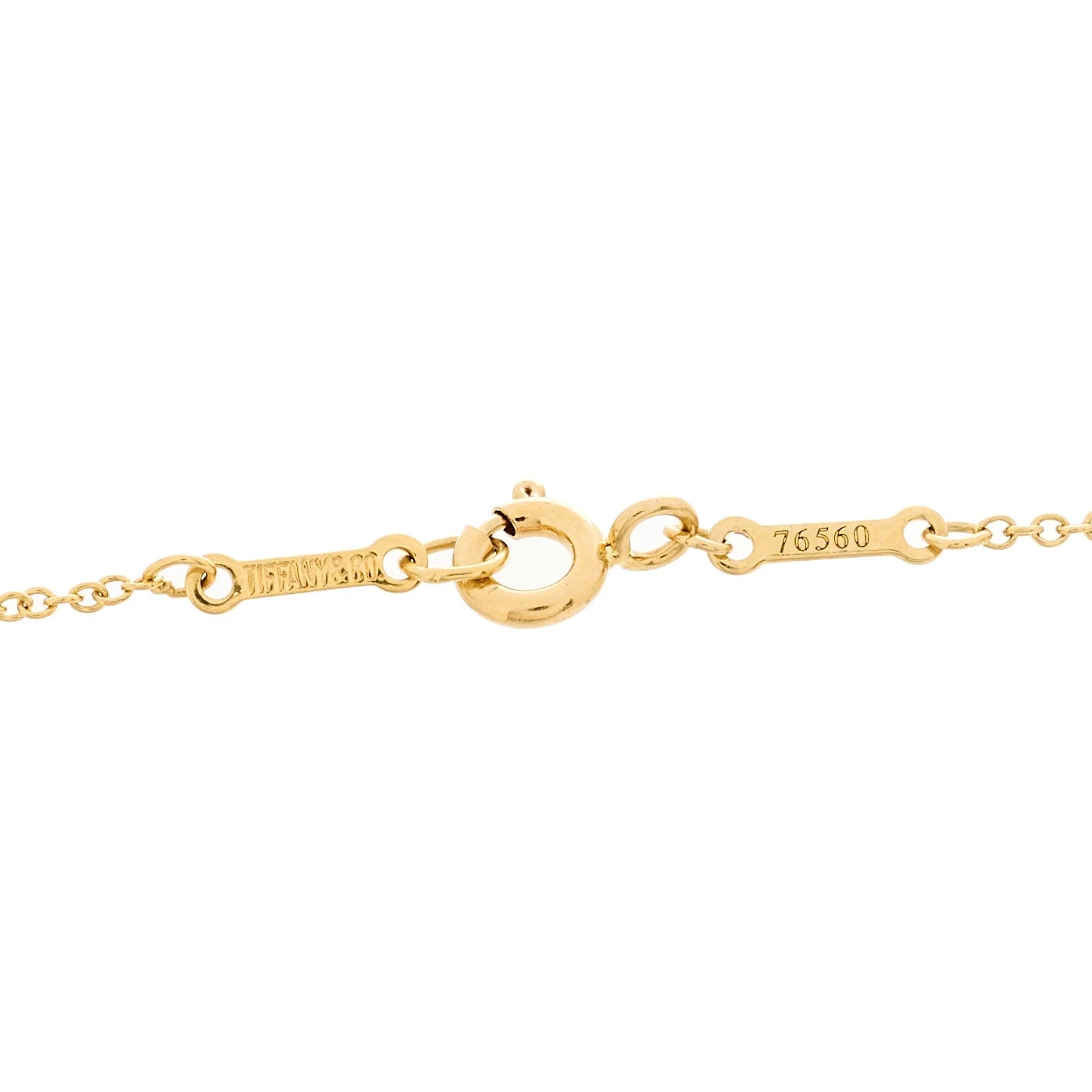 18K Yellow Gold .30ctw Elsa Peretti Diamonds By the Yard Station 3