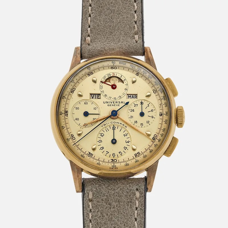 Universal Genève — 1940s Universal Genève Tri-Compax Ref. 22539 — Watch — resale
