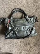 Balenciaga — Balenciaga Medium Satchel Zip Studded Zipper W/ Detachable Strap Pockets — Handbag — resale