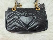 China Buy Now Gucci GG Marmont Small Matelassé Chevron Flap 2