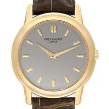 Patek Philippe — Patek Philippe Calatrava Yellow Gold Silver Dial 5032 — Watch — resale