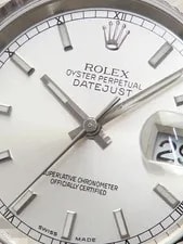 Rolex Datejust 116234 36mm Silver Dial Stainless Steel White Gold Box #T056 4