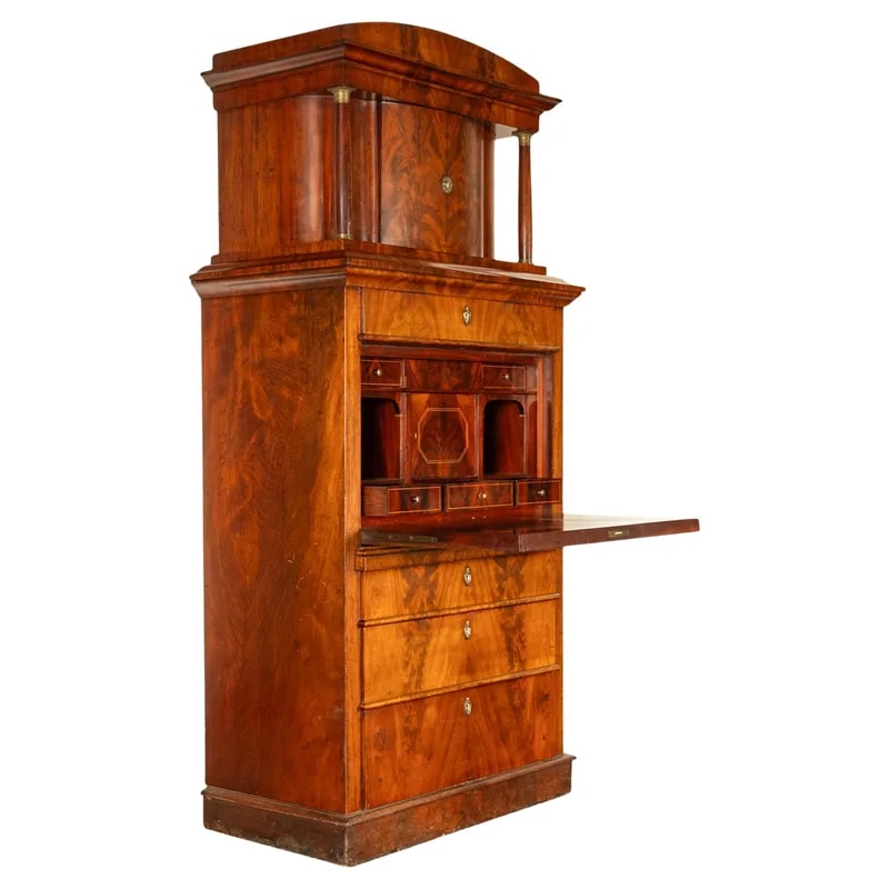 Antique Oak 8-Drawer Filing Print Architects Blueprint Cabinet Flat File, 1900 — Furniture — resale