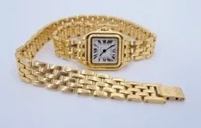 Original 18K Cartier Panthere Wrap Around Small Model With Box/Card 3