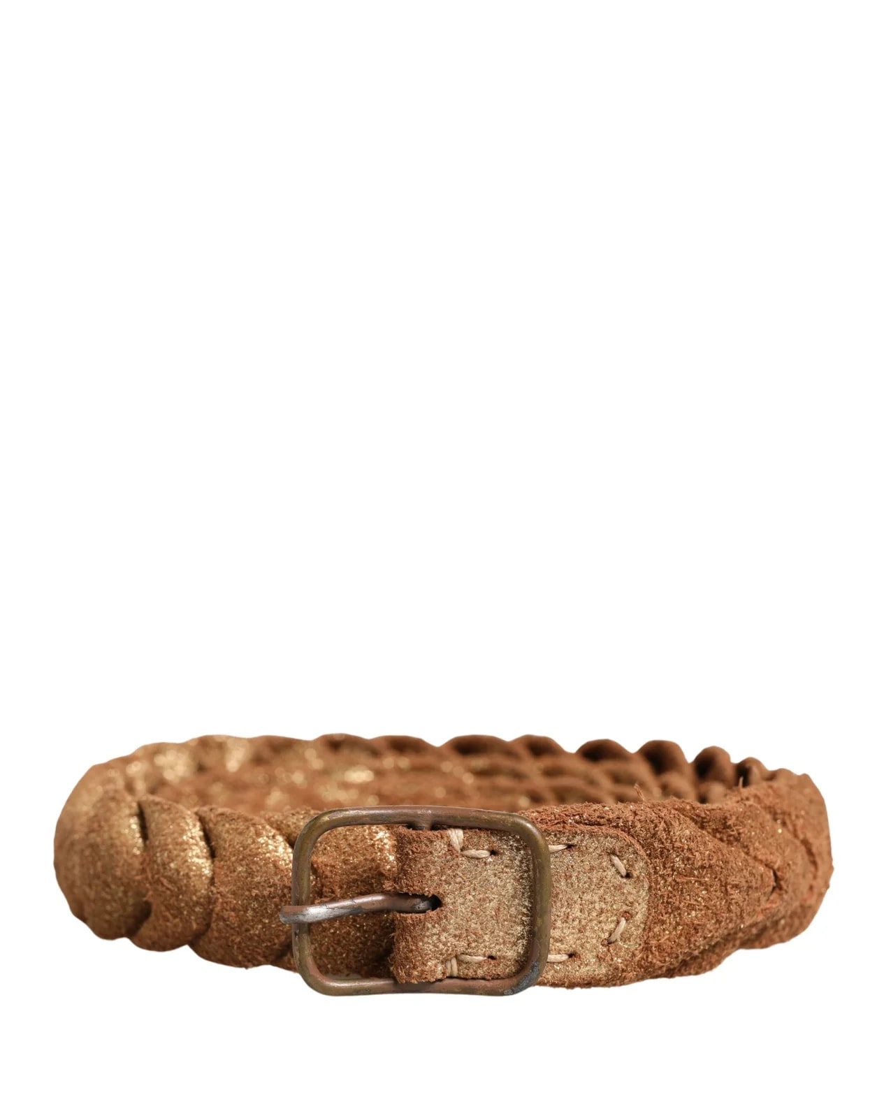 Ermanno Scervino — Ermanno Scervino Braided Metal Buckle Belt — Accessory — resale