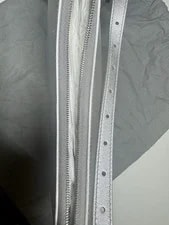 Balenciaga Mary-Kate Metallic Zip Sling W/ Original Dust 4