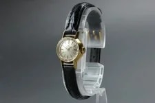 "Near +++" Omega de Ville Cut Glass Gold 17mm Manual Japan 3