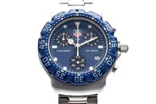 Tag Heuer — New Battery [EXC+5 /Box] Tag Heuer Formula1 Chronograph 570.513 Blue Dial Quartz — Watch — resale