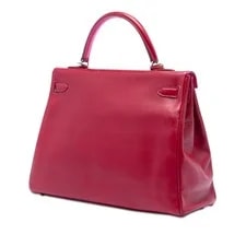 Hermès Tadelakt Verso Kelly II Retourne 35 Satchel Dark 2