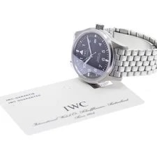 IWC — IWC Pilot's Mark XV IW325307 38mm SS Black #C21596 — Watch — resale