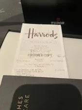 Tudor Black Bay Harrods Unworn With Box, Papers and Receipt 4