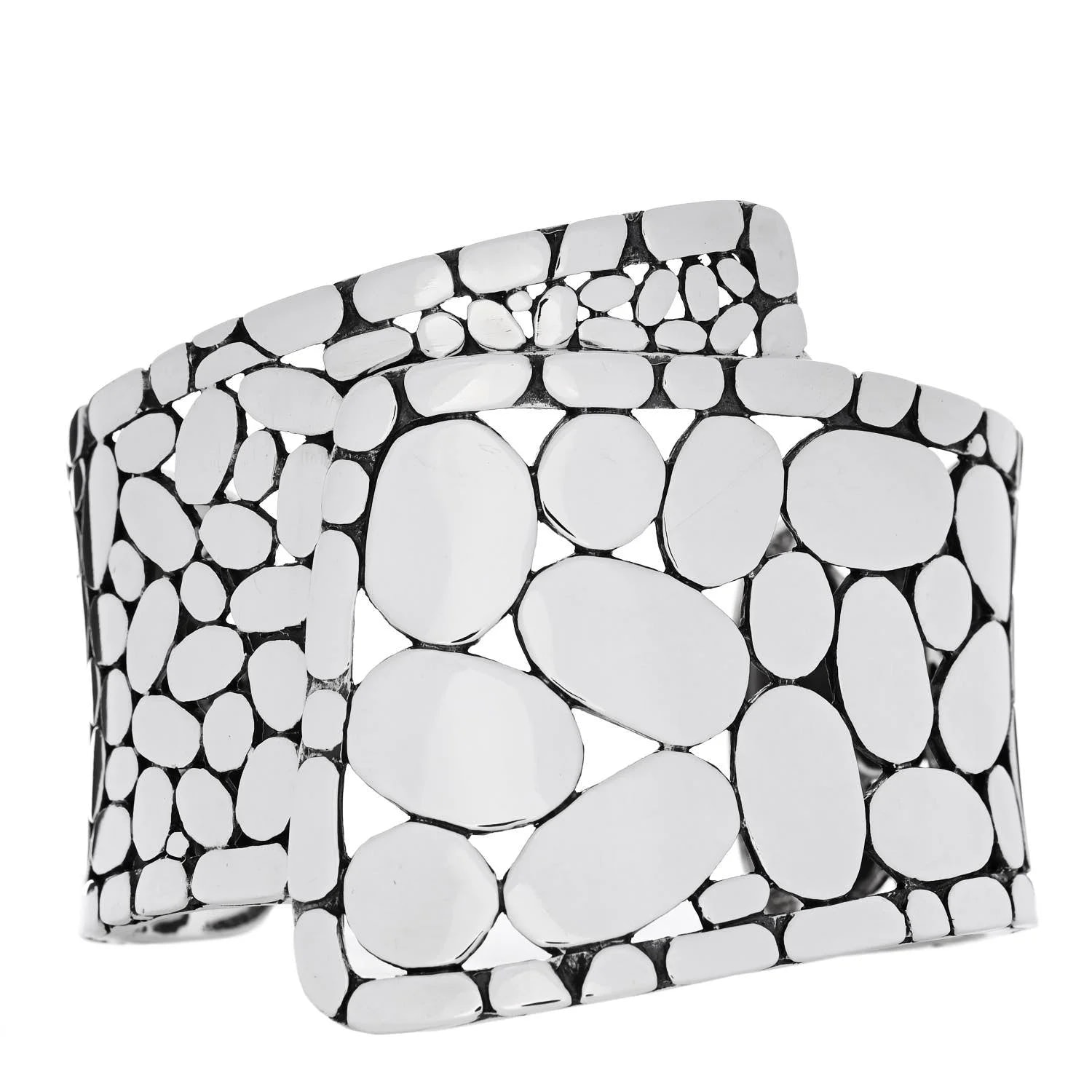 John Hardy — Kali Pebble Overlap Cuff — Jewelry — resale