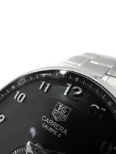 TAG Heuer Carrera Automatic Caliber 6 WAR2110.BA0787 38mm Black Dial Card #T377 4